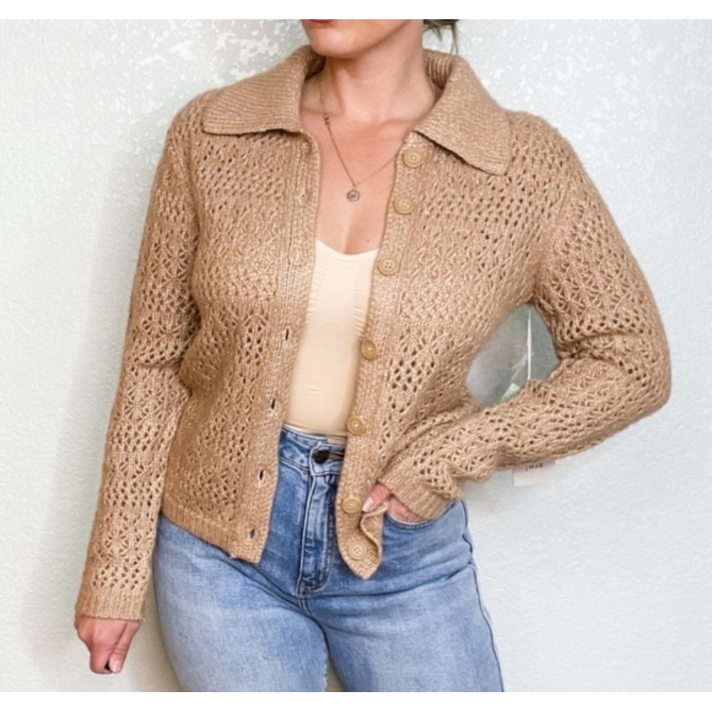 Joie Open Knit Cardigan
